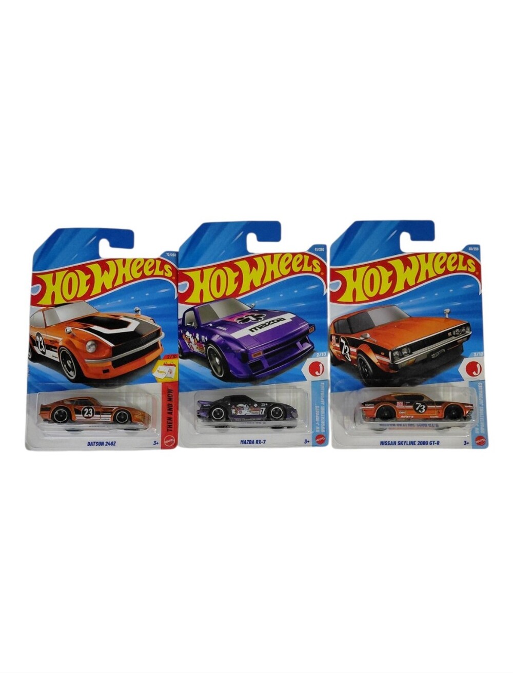 Hot Wheels 2026 JDM Trio - Datsun 240Z, Skyline 2000 GT-R, Mazda RX-7